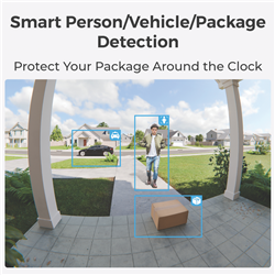Reolink Wireless Battery Doorbell 2K with chime and 64GB